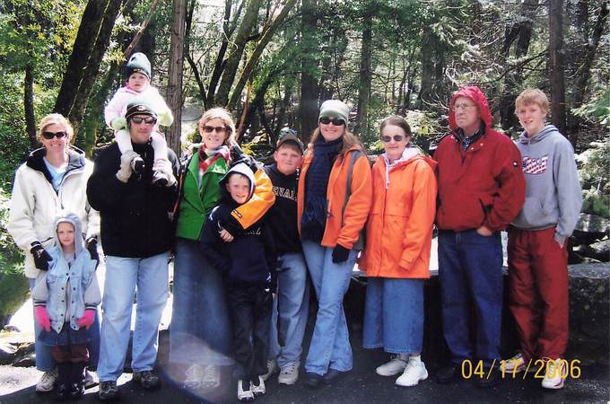 Yosemite trip with Monte's parents from Missouri: Ron & Judy Wood