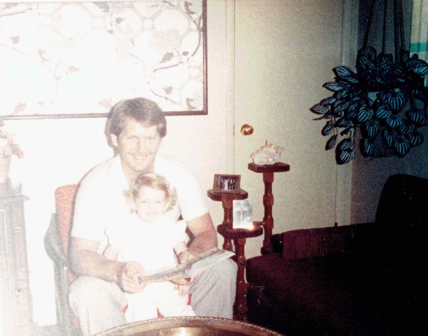 Mike reads with Melody