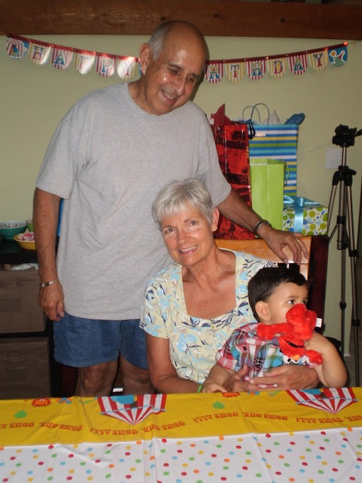 Dan & Evelyn at Arjan's 1st Birthday