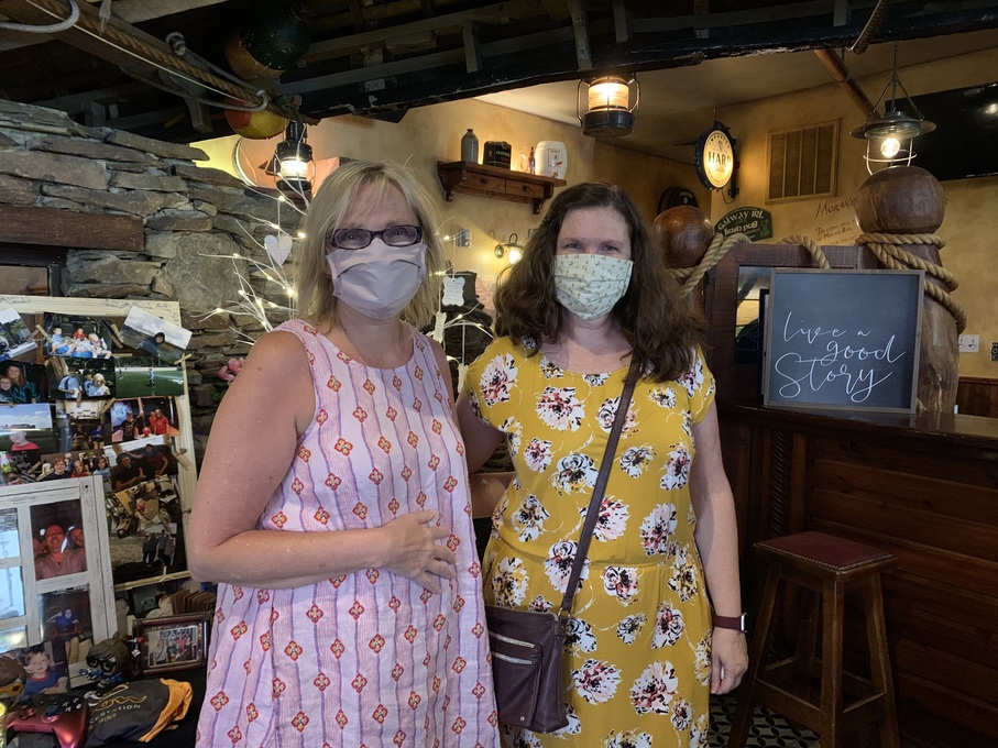 Leslie Sultana and Michele Long