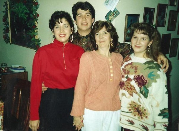 Lisa, Mark, Mom, Melanie