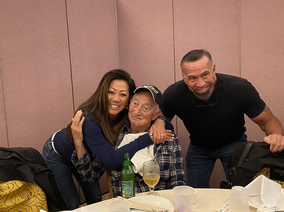 Carl with Donna (niece) and Mick