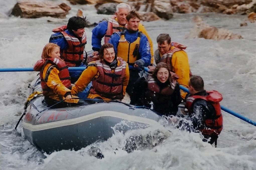 White water rafting in Alaska