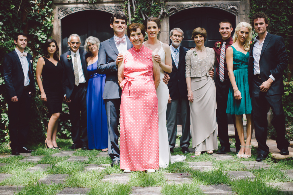 At granddaughter Jessica’s and Andrés’ wedding