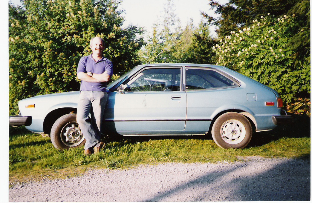 Dad and his trusty Honda Civic