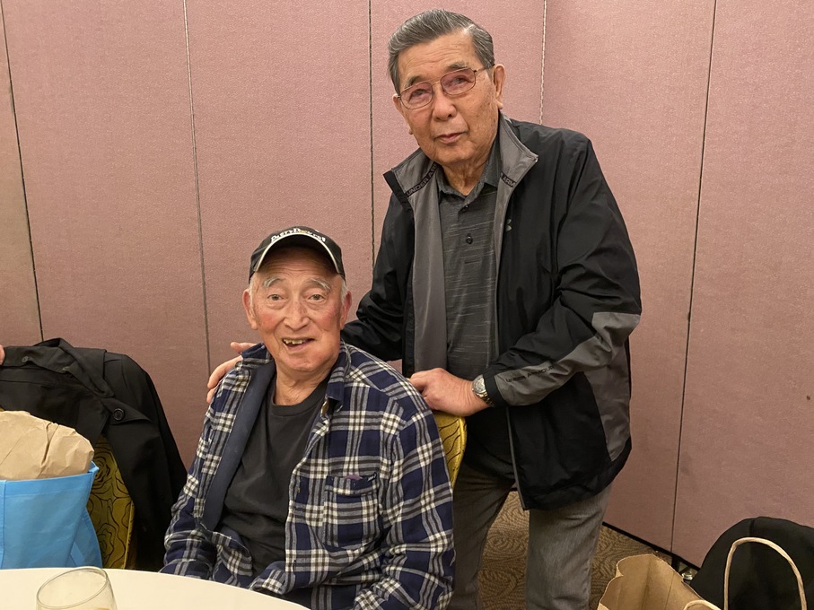 Carl with Kenji (Jeanne's brother)