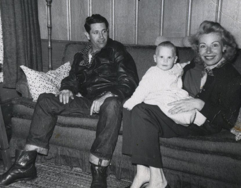Larry C and Betty Bassett with Baby Larry 