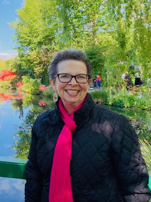 Mom at Monet's garden