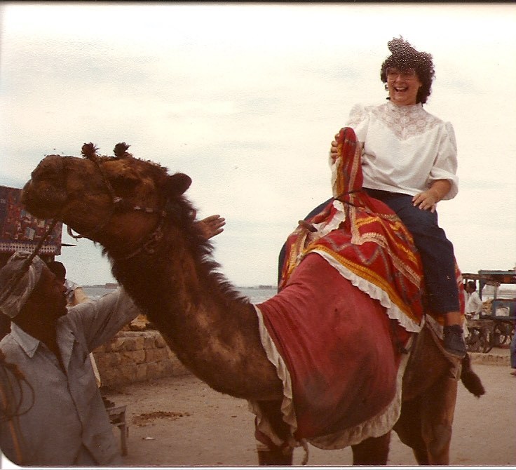 Mom - Camel riding!