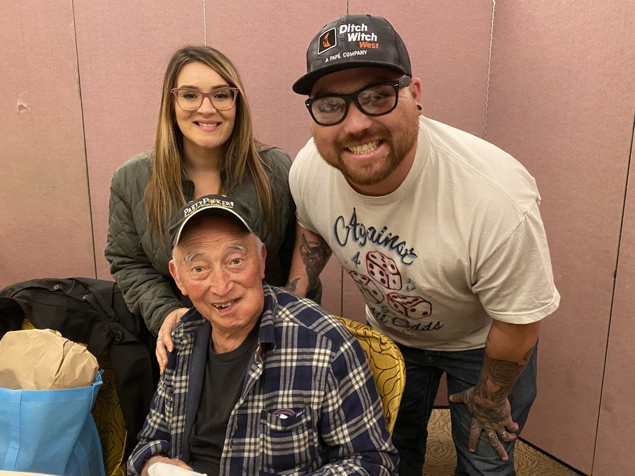 Carl with Curtis and Lisa