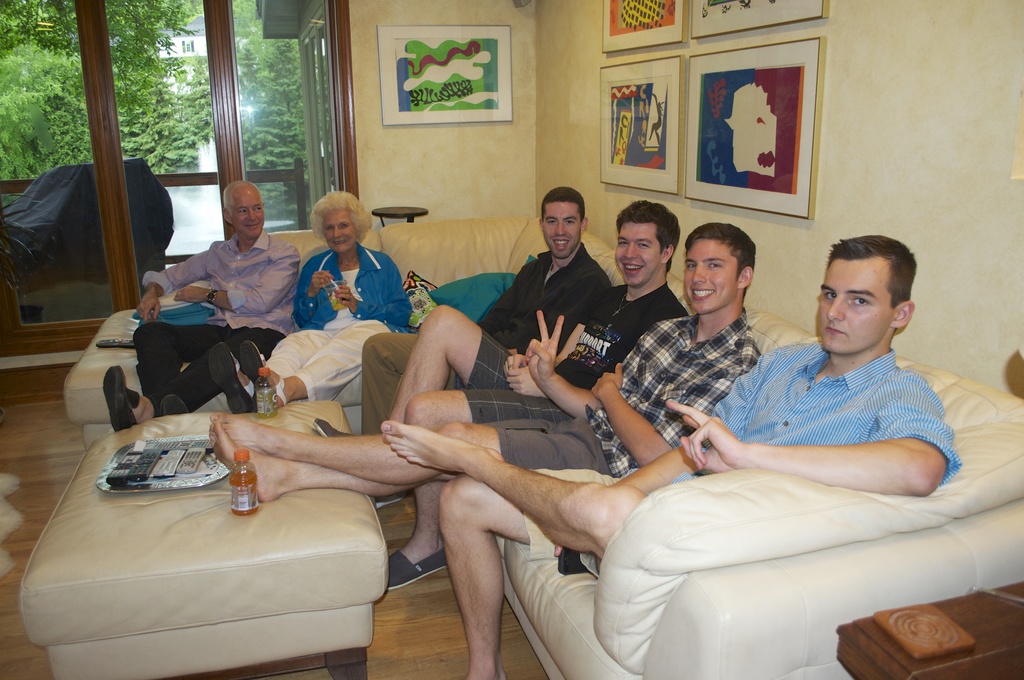 Grammie with the boys