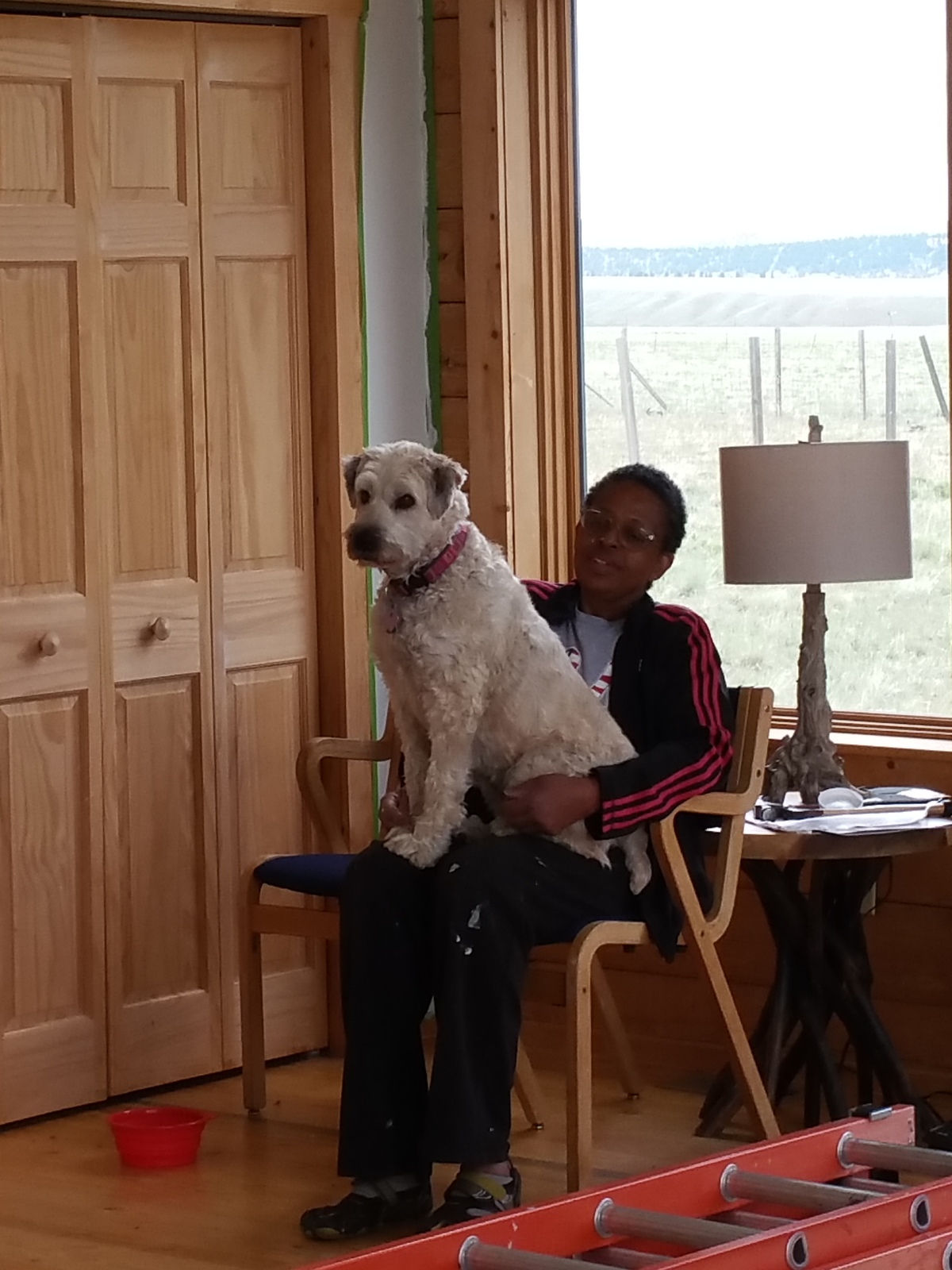 Donna with her pup, Sophie! 